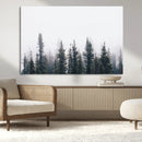 Foggy Forest Wall Art Canvas Print – Framed Misty Pines by MyGreatCanvas | Canvas Wall Art Prints | Photo Prints & Wall Decor