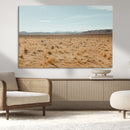 Desert Plains Wall Art Canvas Print, Golden Light Over Dry by MyGreatCanvas | Canvas Wall Art Prints | Photo Prints & Wall Decor