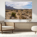 Texas Desert Landscape Wall Art Canvas Print – Rugged by MyGreatCanvas | Canvas Wall Art Prints | Photo Prints & Wall Decor