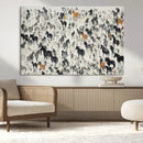 Wild Horse Stampede Wall Art Canvas Print – Monochrome by MyGreatCanvas | Canvas Wall Art Prints | Photo Prints & Wall Decor