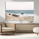 Coastal Ocean View Wall Art Canvas Print – Serene Rocky by MyGreatCanvas | Canvas Wall Art Prints | Photo Prints & Wall Decor