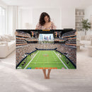 Chicago Bears Soldiers Field Wall Art Canvas Print – Framed