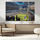 Chicago Dome Stadium Wall Art Canvas Print – Framed Modern
