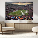 Chicago Bears Soldiers Field Wall Art Canvas Print – Framed by MyGreatCanvas | Canvas Wall Art Prints | Photo Prints & Wall Decor