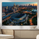 Chicago Bears Soldiers Field Wall Art Canvas Print – Framed