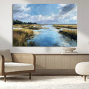 Marshland Wall Art Canvas Print – Serene Water Reflection by MyGreatCanvas | Canvas Wall Art Prints | Photo Prints & Wall Decor
