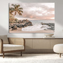 Tropical Beach Wall Art Canvas Print – Palm Trees Rocky by MyGreatCanvas | Canvas Wall Art Prints | Photo Prints & Wall Decor