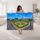 Wrigley Field Baseball Stadium Canvas Wall Art – Packed