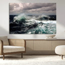 Stormy Ocean Waves Canvas Wall Art – Framed Turbulent Sea by MyGreatCanvas | Canvas Wall Art Prints | Photo Prints & Wall Decor