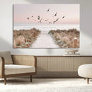 Coastal Pathway Canvas Wall Art Print – Framed Seaside by MyGreatCanvas | Canvas Wall Art Prints | Photo Prints & Wall Decor