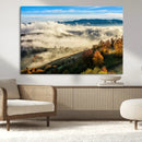 Misty Autumn Hills Wall Art Canvas Print, Foggy Forest by MyGreatCanvas | Canvas Wall Art Prints | Photo Prints & Wall Decor