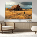 Golden Sunset Barn Wall Art Canvas Print, Rustic Autumn Farm by MyGreatCanvas | Canvas Wall Art Prints | Photo Prints & Wall Decor