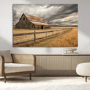 Rustic Farm Barn Wall Art Canvas Print, Stormy Sky Country by MyGreatCanvas | Canvas Wall Art Prints | Photo Prints & Wall Decor