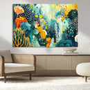 Luminous Abstract Ocean Garden Wall Art Canvas Print, by MyGreatCanvas | Canvas Wall Art Prints | Photo Prints & Wall Decor