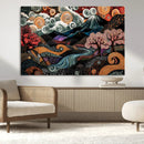 Whimsical Abstract Landscape Wall Art Canvas Print, Colorful by MyGreatCanvas | Canvas Wall Art Prints | Photo Prints & Wall Decor
