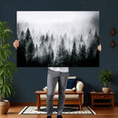 Foggy Forest Wall Art Canvas Print – Mountain Woodland by MyGreatCanvas | Canvas Wall Art Prints | Photo Prints & Wall Decor