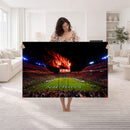 Jordan-Hare Football Stadium Wall Art Canvas Print, Football
