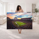 Jordan-Hare Stadium Wall Art Canvas Print, Football Stadium