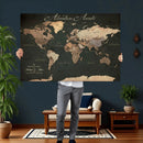 Custom Push Pin World Map Wall Art – Personalized Travel by MyGreatCanvas | Canvas Wall Art Prints | Photo Prints & Wall Decor
