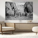Wild Elephant Wall Art Canvas Print by MyGreatCanvas | Canvas Wall Art Prints | Photo Prints & Wall Decor