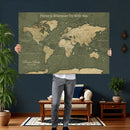 Personalized Push Pin World Map Canvas – Custom Framed by MyGreatCanvas | Canvas Wall Art Prints | Photo Prints & Wall Decor