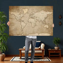 Colorful Watercolor World Map Canvas Wall Art – Framed by MyGreatCanvas | Canvas Wall Art Prints | Photo Prints & Wall Decor