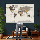 World Map Wall Art Print by MyGreatCanvas | Canvas Wall Art Prints | Photo Prints & Wall Decor