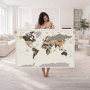 World Map Wall Art Print