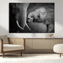 Elephant Family Wall Art Canvas, Framed Elephant Family by MyGreatCanvas | Canvas Wall Art Prints | Photo Prints & Wall Decor