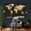 World Map Canvas Print – Framed World Map Wall Art for