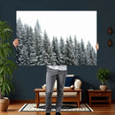 Misty Mountain Forest Canvas Print, Foggy Pine Trees Nature by MyGreatCanvas | Canvas Wall Art Prints | Photo Prints & Wall Decor