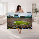 Green Bay Packers Stadium Wall Art Canvas Print, Lambeau