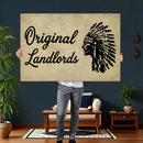 Original Landlords Wall Art Canvas Print, Native American by MyGreatCanvas | Canvas Wall Art Prints | Photo Prints & Wall Decor