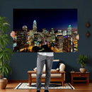 Atlanta Skyline Wall Art Canvas Print – Modern Cityscape by MyGreatCanvas | Canvas Wall Art Prints | Photo Prints & Wall Decor