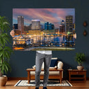 Baltimore Skyline Wall Art Canvas Print, Baltimore Downtown by MyGreatCanvas | Canvas Wall Art Prints | Photo Prints & Wall Decor