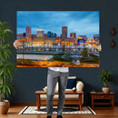 Baltimore Skyline Wall Art Canvas Print, Baltimore Downtown by MyGreatCanvas | Canvas Wall Art Prints | Photo Prints & Wall Decor
