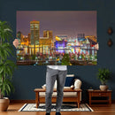 Baltimore Skyline Wall Art Canvas Print, Baltimore Downtown by MyGreatCanvas | Canvas Wall Art Prints | Photo Prints & Wall Decor