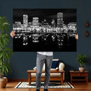 Baltimore Skyline Wall Art Canvas Print, Baltimore Downtown by MyGreatCanvas | Canvas Wall Art Prints | Photo Prints & Wall Decor