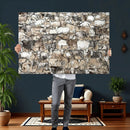 Texas Longhorn Cow Farmhouse Animals Wall Art Canvas Print - by MyGreatCanvas | Canvas Wall Art Prints | Photo Prints & Wall Decor