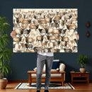 American Elk Wall Art Canvas Print - Abstract Deer Animal by MyGreatCanvas | Canvas Wall Art Prints | Photo Prints & Wall Decor