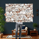 Abstract Longhorn Herd Wall Art Canvas Print - Abstract by MyGreatCanvas | Canvas Wall Art Prints | Photo Prints & Wall Decor