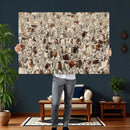 Abstract Longhorn Wall Art Canvas Print - Farm Animal by MyGreatCanvas | Canvas Wall Art Prints | Photo Prints & Wall Decor