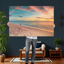 Beach Walk Wall Art Canvas Print – Soft Coastal Photography by MyGreatCanvas | Canvas Wall Art Prints | Photo Prints & Wall Decor