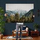 Mountain Forest Wall Art Canvas Print, Alpine Landscape by MyGreatCanvas | Canvas Wall Art Prints | Photo Prints & Wall Decor