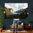 Yosemite Valley Mountain Wall Art Canvas Print, Granite by MyGreatCanvas | Canvas Wall Art Prints | Photo Prints & Wall Decor