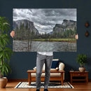 Yosemite Valley River Wall Art Canvas Print, Granite Cliffs by MyGreatCanvas | Canvas Wall Art Prints | Photo Prints & Wall Decor