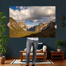 Yosemite Valley River Landscape Wall Art Canvas Print, by MyGreatCanvas | Canvas Wall Art Prints | Photo Prints & Wall Decor