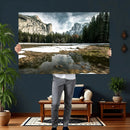 Yosemite Valley Mountain Wall Art Canvas Print, Granite by MyGreatCanvas | Canvas Wall Art Prints | Photo Prints & Wall Decor