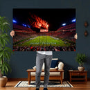 Auburn Stadium Wall Art Canvas Print, College Football Night by MyGreatCanvas | Canvas Wall Art Prints | Photo Prints & Wall Decor
