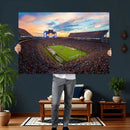 Auburn Stadium Sunset Wall Art Canvas Print, Jordan Hare by MyGreatCanvas | Canvas Wall Art Prints | Photo Prints & Wall Decor
